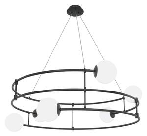 Maytoni MOD317PL-06B - Lampadario a sospensione con filo BALANCE 6xG9/40W/230V nero