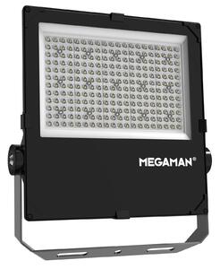 MEGAMAN Faretto da esterno a LED Hugo, 150 W, 4000 K, IP66 Hugo, Nero, Alluminio, Lampada LED da esterni