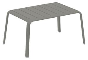 Tavolino Idaho NATERIAL con piano in alluminio verde 59x41cm