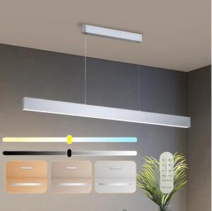 Brilagi-LED Lampadario dimmerabile SLEEKLINE SMART LED/40W/230V Wi-Fi Tuya argento + telecomando