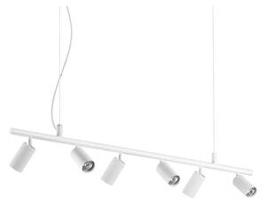 Ideal Lux - Lampadario LED a sospensione con filo DYNAMITE 6xGU10/7W/230V CRI 90 bianco