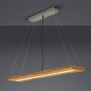 Trio Lighting Lampada a sospensione LED Brad in legno