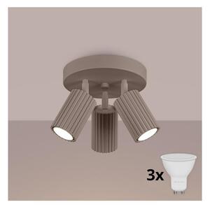 Brilagi - Faretto LED CRESTO 3xGU10/10W/230V taupe