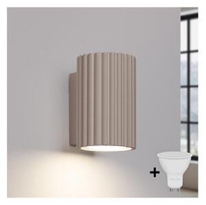 Brilagi - Lampada da parete LED CRESTO 1xGU10/10W/230V 10 cm taupe