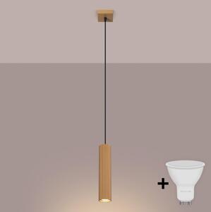 Brilagi - Lampada a sospensione LED su cavo CRESTO 1xGU10/10W/230V oro