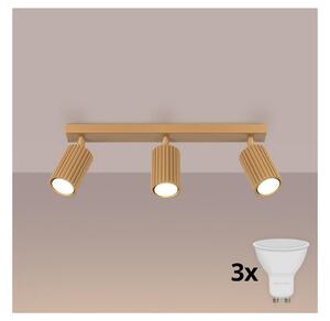 Brilagi - Faretto LED CRESTO 3xGU10/10W/230V dorato