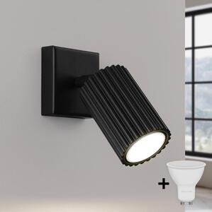 Brilagi - faretto LED da parete CRESTO 1xGU10/10W/230V nero
