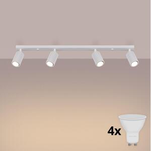 Brilagi - Faretto LED CRESTO 4xGU10/10W/230V bianco