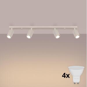 Brilagi - Faretto LED CRESTO 4xGU10/10W/230V crema