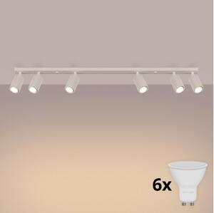 Brilagi - Faretto LED CRESTO 6xGU10/10W/230V colore crema