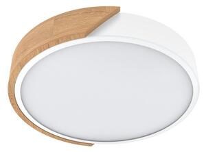 Plafoniera LED Rotonda 18W CCT, Ø300mm, Legno/Bianco Colore Bianco Variabile CCT