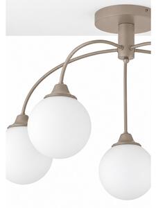 Jupiter 2195 - Lampadario a plafone NOLA 5xE27/15W/230V beige