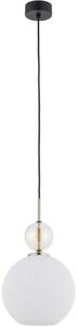 BRILAGI - Lampada a sospensione con cavo OLIVIA 1xE27/15W/230V nero/beige fumé/bianco