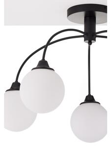 Jupiter 2169 - Lampadario a plafone NOLA 5xE27/15W/230V nero