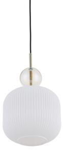 BRILAGI - Lampadario a sospensione con cavo OLIVIA 1xE27/15W/230V nero/beige fumé/bianco