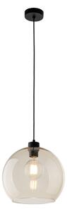 BRILAGI - Lampada a sospensione su cavo QUADRA 1xE27/60W/230V nero/marrone fumato