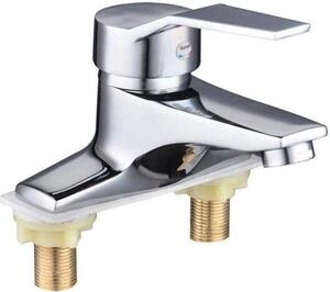 Rubinetto acqua lavabo - Miscelatore bagno - Acqua calda fredda - Anti Corrosione - Tre fori - Rame
