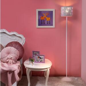 ONLI - Lampada con piedistallo TITILLA 1xE27/22W/230V viola/bianco