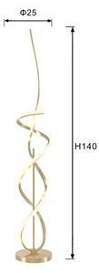 ONLI - Lampada LED da terra KIRA LED/31W/230V 4000K oro