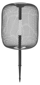 Lampada da giardino a LED e solare Lucande Faylen, nera, IP65