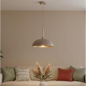 Brilagi - Lampadario a sospensione con filo ABRAHAM 1xE27/60W/230V diametro 35 cm beige