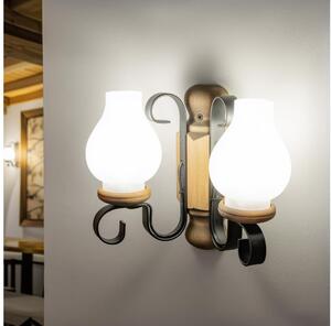 Brilagi - Applique RUSTIC 2xE14/40W/230V faggio