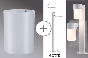 Paulmann Special Glas AmbientLED, lampada da parete, grado di protezione IP44, finitura satinata, diffusore in acrilico