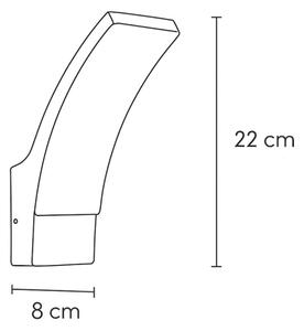 Brilagi - Applique a LED da esterno ARCELO LED/9W/230V IP44