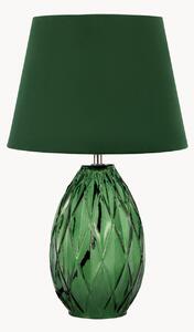 Lampada da comodino con base in vetro Crystal Velvet