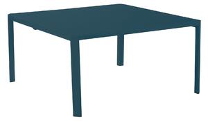 Tavolo da giardino allungabile Idaho NATERIAL in alluminio blu per 8 persone 97/149x149cm