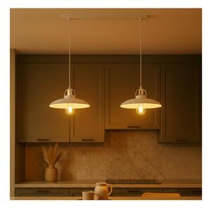 Brilagi - LED Lampadario a sospensione con filo FLAMENGO 2xE27/60W/230V beige