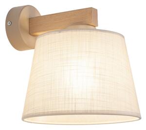 Brilagi - Lampada da parete LATTE SABIA 1xE27/15W/230V pino/beige