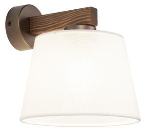 Brilagi - Lampada da parete LATTE 1xE27/15W/230V pino/bianco