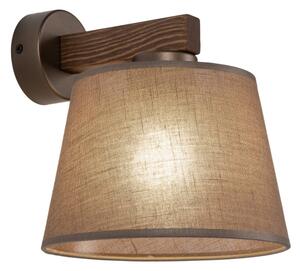 Brilagi - Lampada da parete LATTE 1xE27/15W/230V pino/marrone
