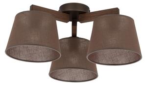 Brilagi - Lampadario a soffitto LATTE 3xE27/15W/230V pino/marrone