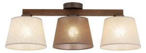 Brilagi - Lampadario a montaggio superficiale LATTE SABIA 3xE27/15W/230V pino/mix