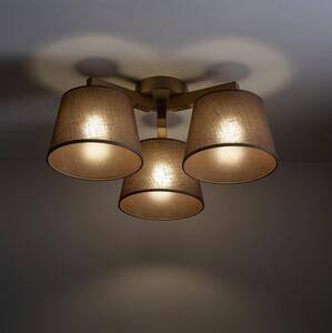 Brilagi - Lampada da soffitto a plafone LATTE SABIA 3xE27/15W/230V pino/marrone