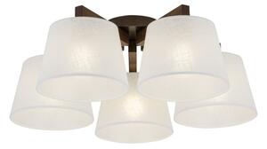 Brilagi - Plafoniera LATTE 5xE27/15W/230V pino/bianco