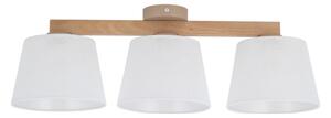 Brilagi - Lampadario da soffitto a montaggio superficiale LATTE SABIA 3xE27/15W/230V pino/bianco