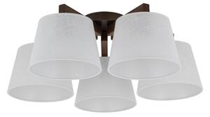 Brilagi - Plafoniera LATTE 5xE27/15W/230V pino/bianco