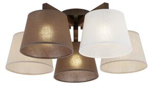 Brilagi - Lampadario a soffitto LATTE 5xE27/15W/230V pino/mix