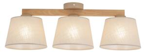 Brilagi - Lampadario a plafone LATTE SABIA 3xE27/15W/230V pino/beige