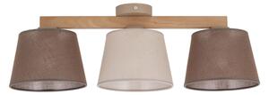 Brilagi - Lampadario a plafone LATTE SABIA 3xE27/15W/230V pino/mix