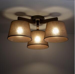 Brilagi - Lampadario a soffitto LATTE 3xE27/15W/230V pino/marrone