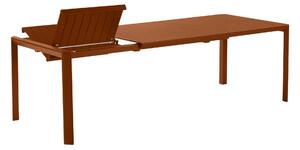 Tavolo da giardino allungabile Idaho NATERIAL in alluminio arancio / ramato per 8 persone 180/240x100cm