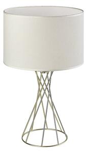 Rabalux 74081 - Lampada da tavolo NIVRA 1xE27/40W/230V dorata/bianca