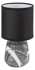 Rabalux 74066 - Lampada da tavolo NALISA 1xE14/40W/230V nero con effetto marmo