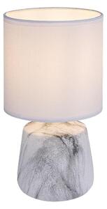 Rabalux 74067 - Lampada da tavolo NALISA 1xE14/40W/230V bianca/effetto marmo