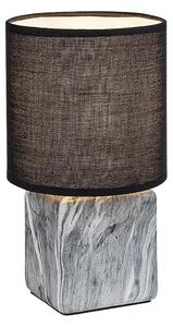 Rabalux 74068 - Lampada da tavolo NALISA 1xE14/40W/230V nero/effetto marmo