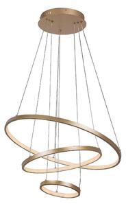 Rabalux 72349 - Lampadario dimmerabile a sospensione con cavo BELIZA LED/90W/230V 3000-6500K + telecomando